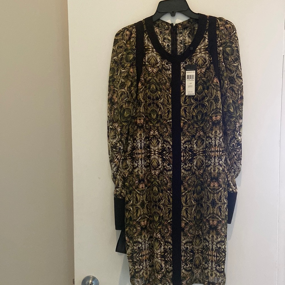 BCBG Max Black/Multi Dress Size M